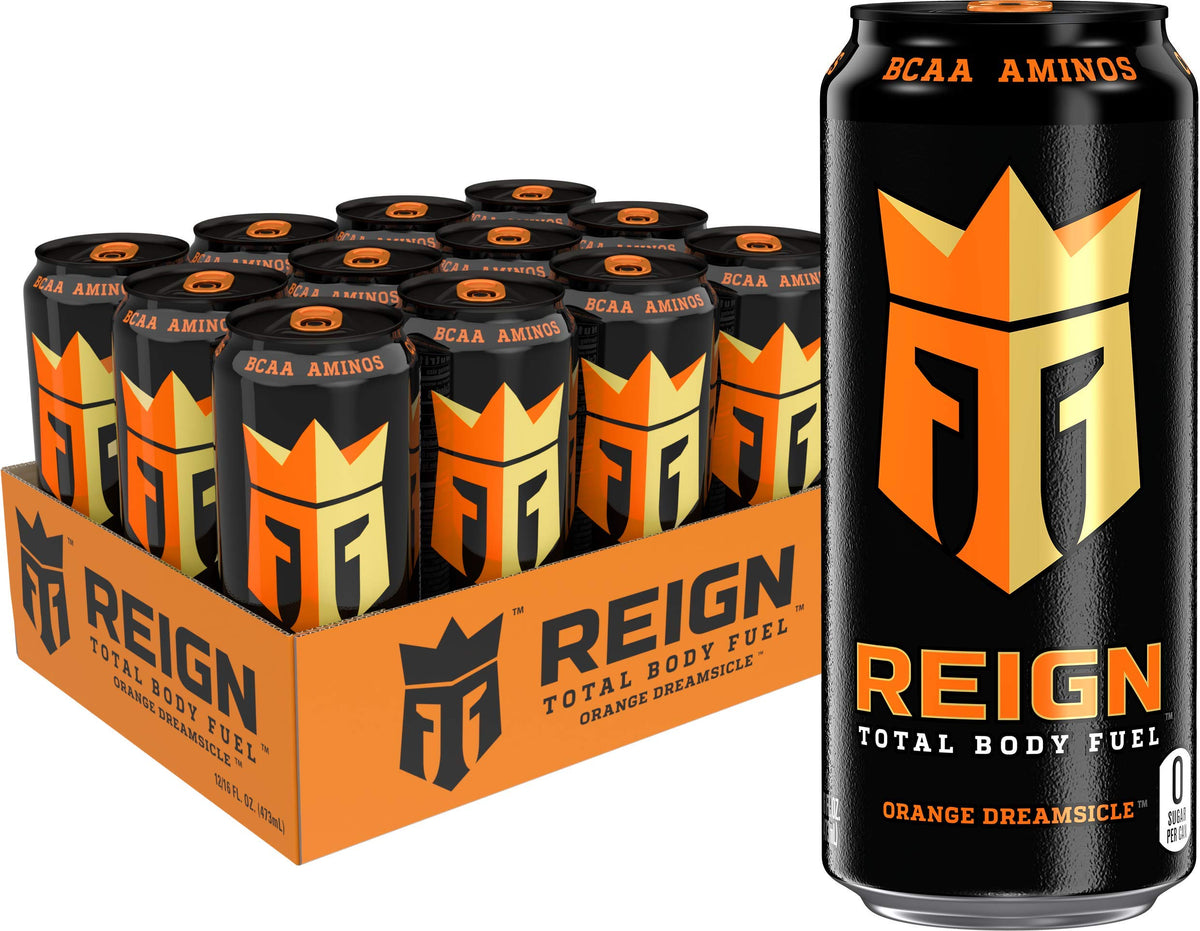Reign Total Body Fuel,Cherry Limeade,Fitness & Performance Drink,16 Fl Oz,(Pack of 24)