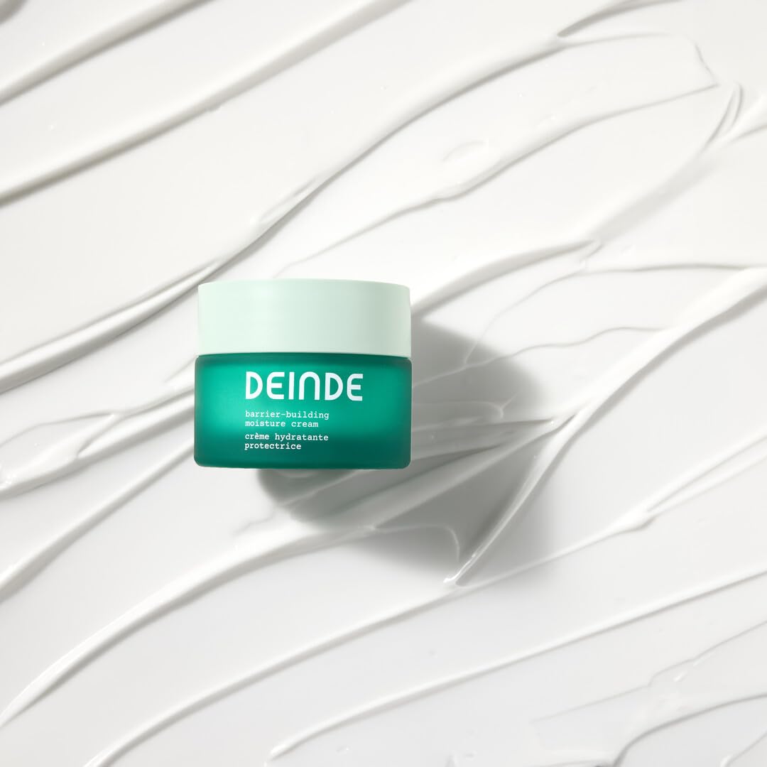 DEINDE Barrier-Building Moisture Cream for a Strengthened Barrier, Long-Lasting Moisture, and Softer, Smoother Skin. With Hyaluronic Acid, Polysaccharides, Skin-Identical Lipids, and Naringenin