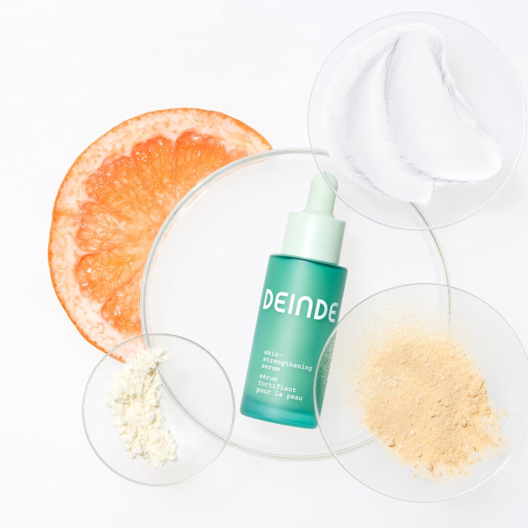 DEINDE Skin-Strengthening Serum - 5-Benefits-in-1 Skincare Serum for Face, with Naringenin, Niacinamide, Peptides