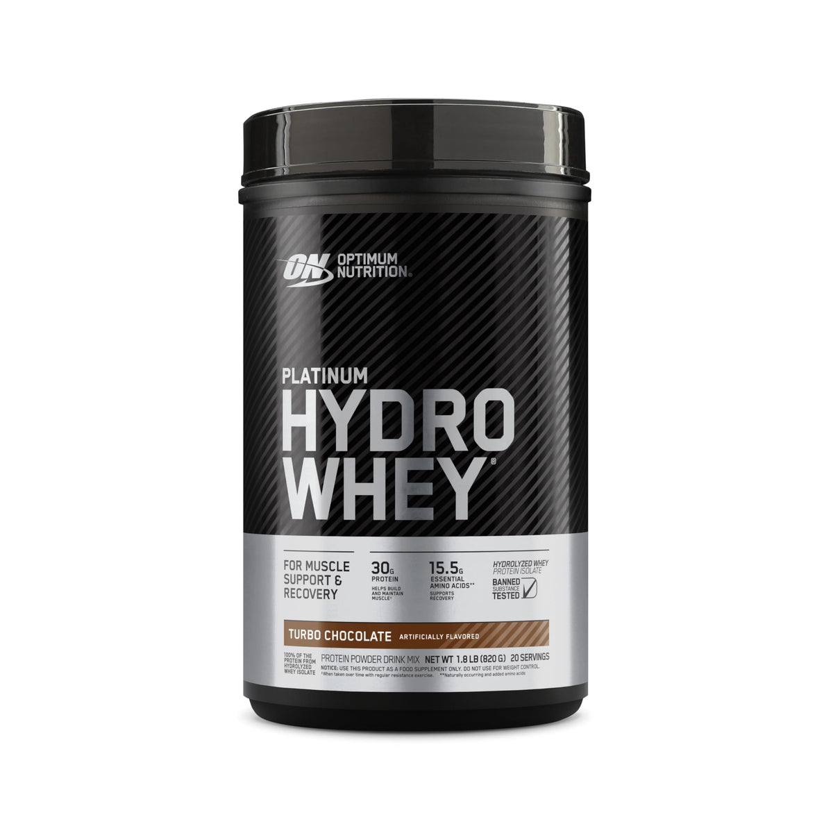 Optimum Nutrition Platinum Hydrowhey Protein Powder, Turbo Chocolate, 3.6LB