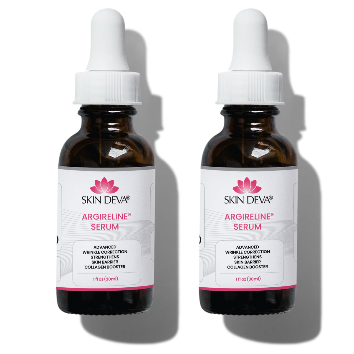Skin Deva Argireline® Peptide Serum with Hyaluronic Acid – Acetyl Hexapeptide-8 Formula – Hydrating Anti-Aging Face Serum for Fine Lines & Smoother-Looking Skin (1 fl oz)