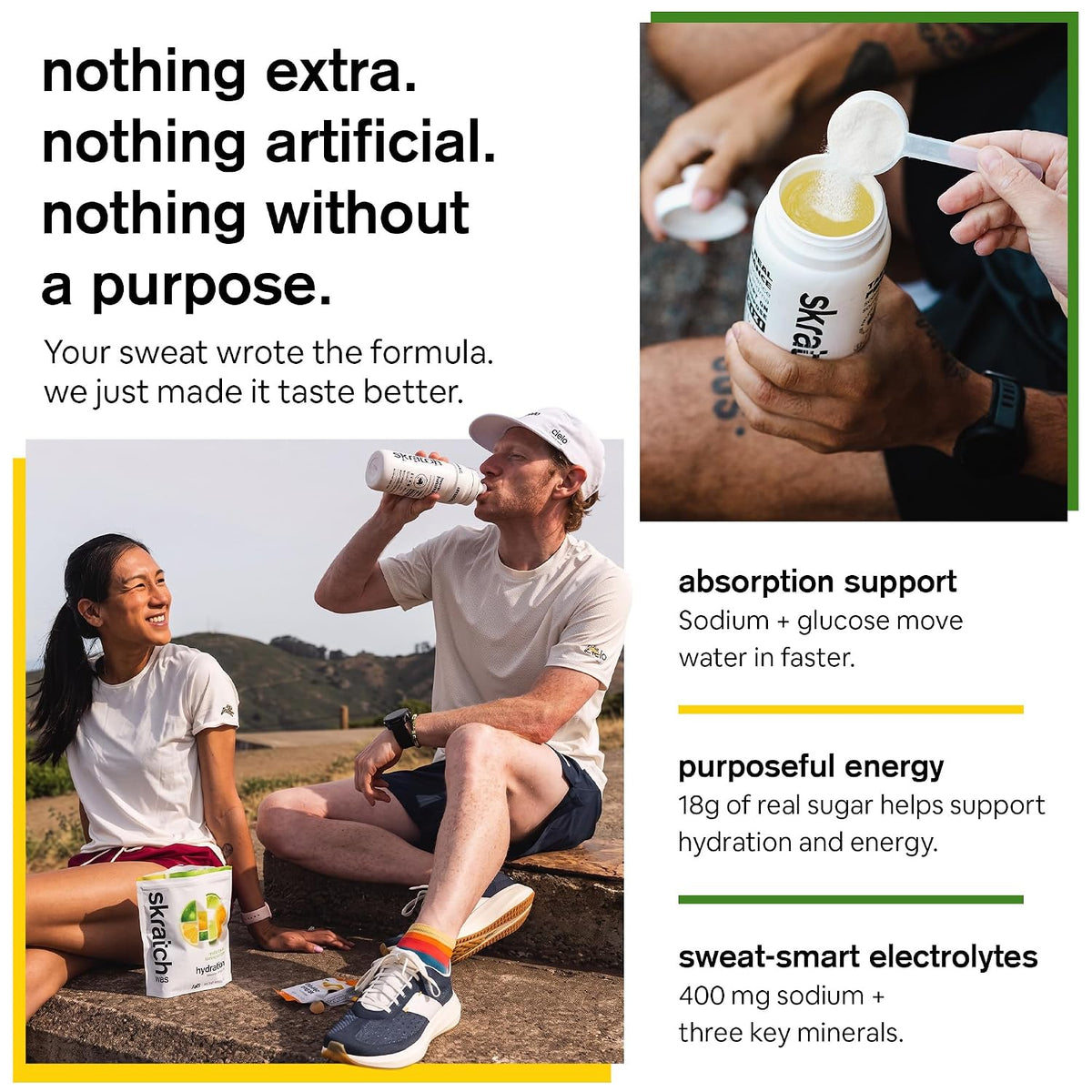 Skratch Labs Hydration Sports Drink Mix, Lemon Lime, 60 Servings